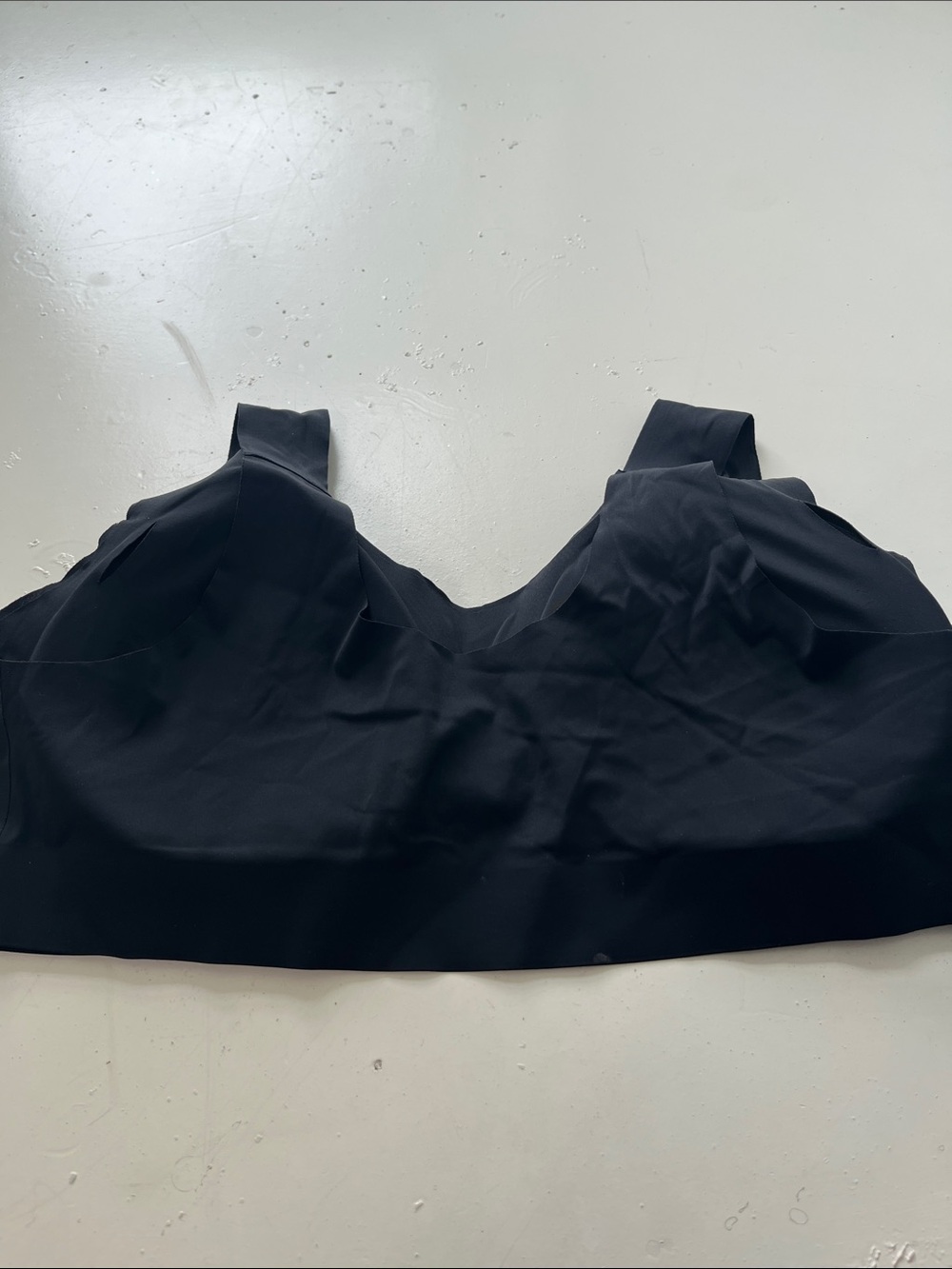 Serra XL Black Wireless Jelly Style Bra with Built in Cups - Picture 4 of 5